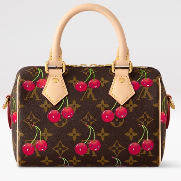 NEW Louis Vuitton LV x TM Murakami Cherry Cerises Speedy 20 - Picture 5 of 8